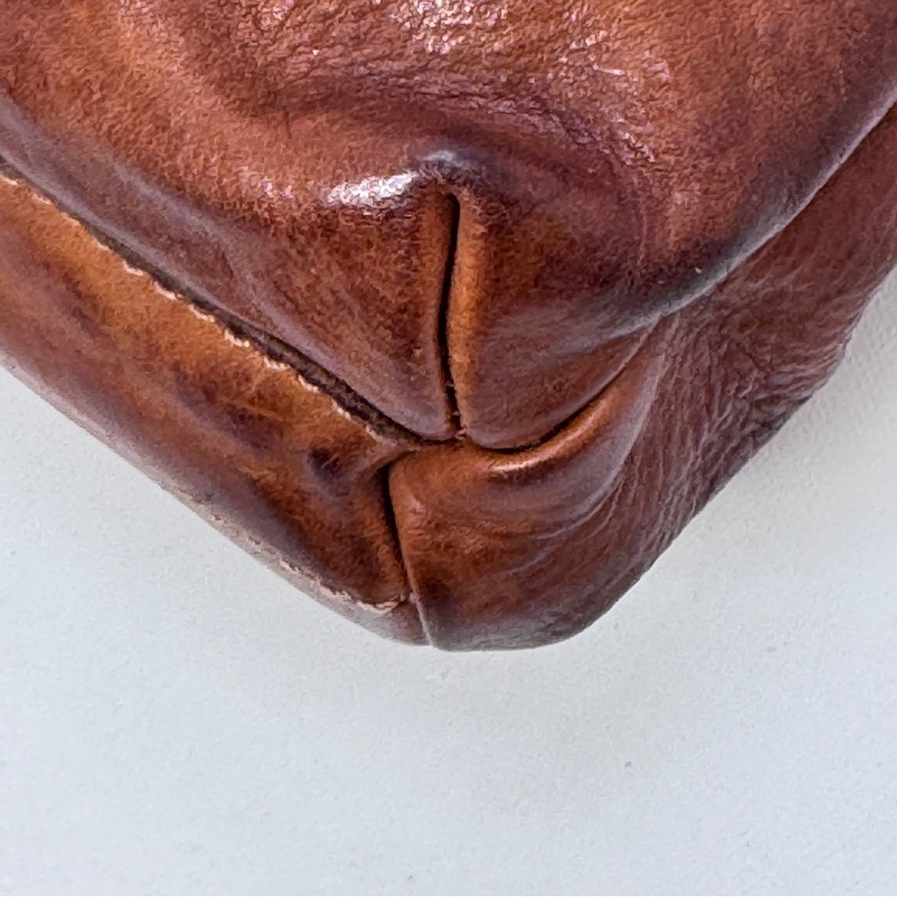 Campomaggi Italian Leather Messenger Crossbody Bag Distressed Made in Italy - Picture 10 of 16